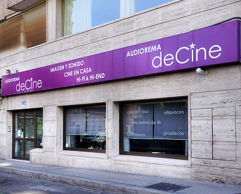 Nuestra Tienda Física Audiorema deCine en Madrid
